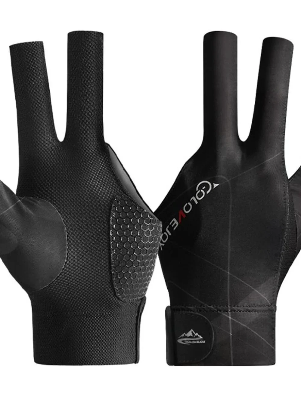 Pool Glove Left Hand, Billiards Glove, Billiard Pool Gloves for Left Hand 3 Fing